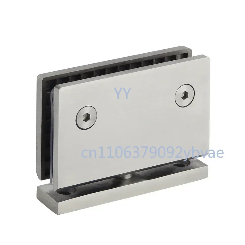 Glass door  pivot hinge 360 degree rotation SS304 die-casting shower hinge Display cabinet upper and lower hinge
