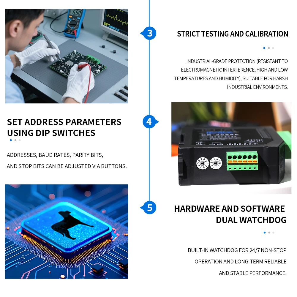 2026 new 16-bit high-precision data collection 4-channel analog input module