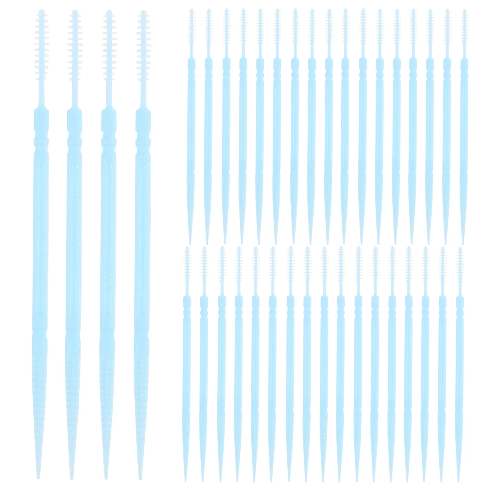 

1060 Pcs Cleanser Interdental Cleaners Toothbrush Round Toothpick Floss Picks Travel Child