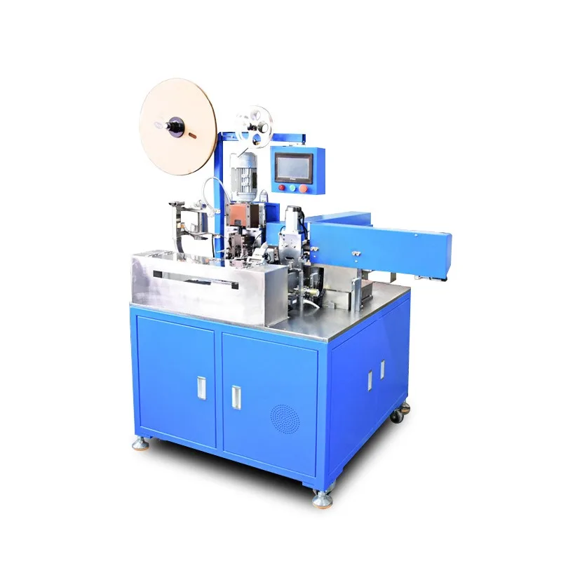Fully automatic wire stripping end tin dipping machine Single head wire stripping tin dipping machine Wire terminal machine