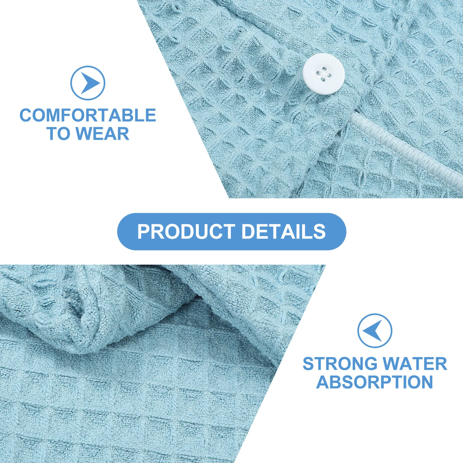 

Hair Drying Towel Wrap Super Absorbent Dry Hair Cap Shower Turban Bath Essential Fast Dry Hat Towel Turban Shower Caps