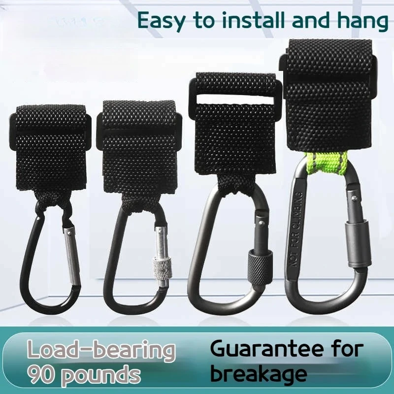 1PCS Heavy Duty Aluminium Alloy Hooks, Multi-functional Solid & Thick for Motorcycle, E-Bike, Scooter & Outdoor Use