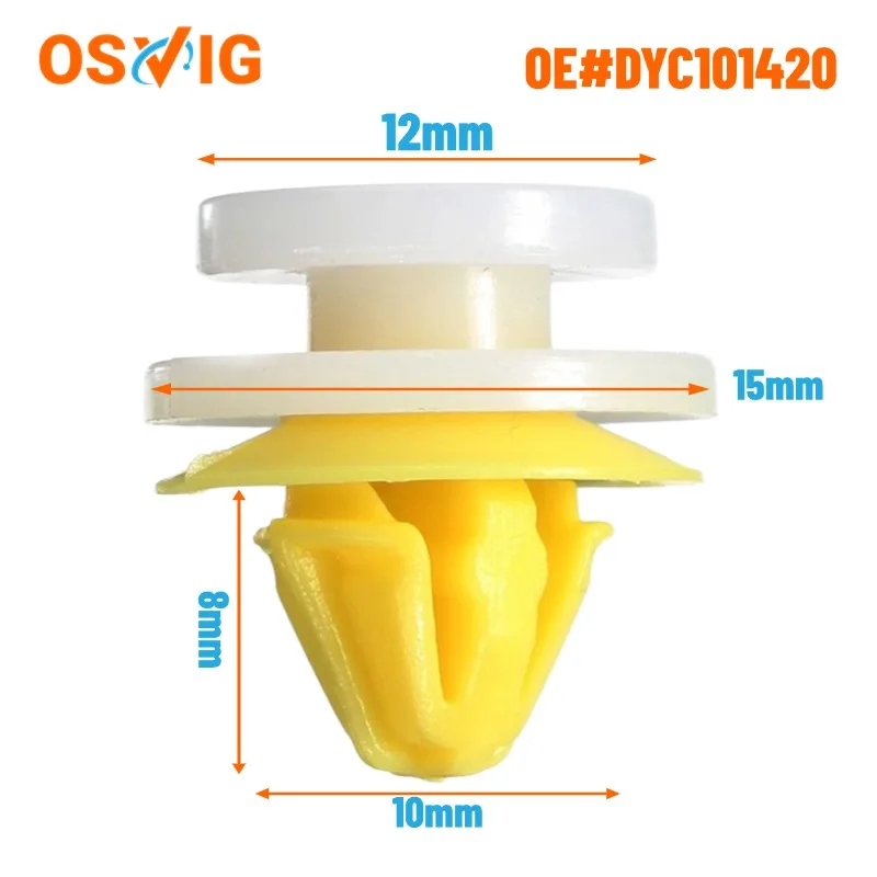 

30 шт. OE # ДИК 101420 Зажим для порога и крыла дверной панели для Range Rover Sport LR2 LR4 DYC 101420