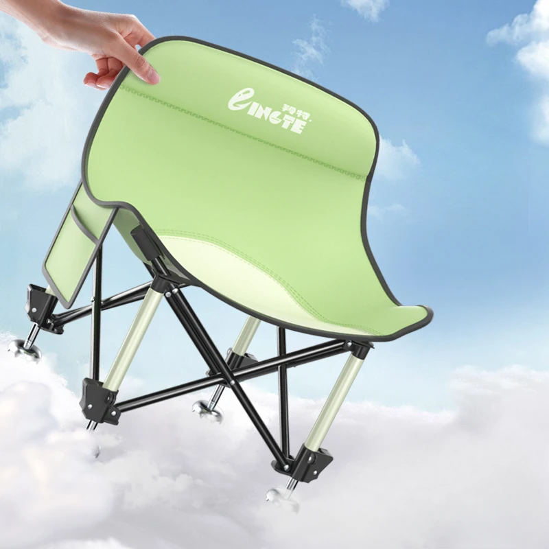 Modern Moon Fishing Chairs Specific Tourist Portable Folding Fishing Chairs Camping Ultralight Outdoor Furniture Angelstuhl FYFC