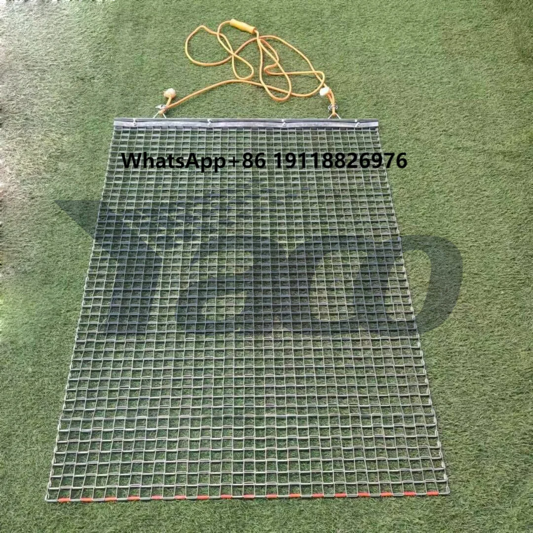 

High Quality 3x3 3x4 Stainless Steel Drag Mat for Golf Greens 4x4 4x5 4x6 3x6 Stainless Steel Drag Mat for Lawn Leveling