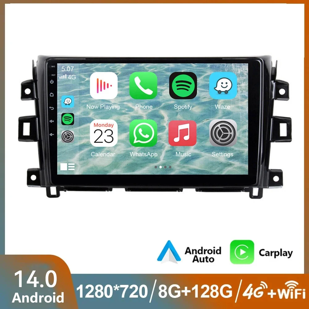 

Android 14 Car Radio for Nissan NAVARA Frontier NP300 2016-2018 2 Din Car Multimedia Player FM GPS WiFi Navigation Audio Stereo