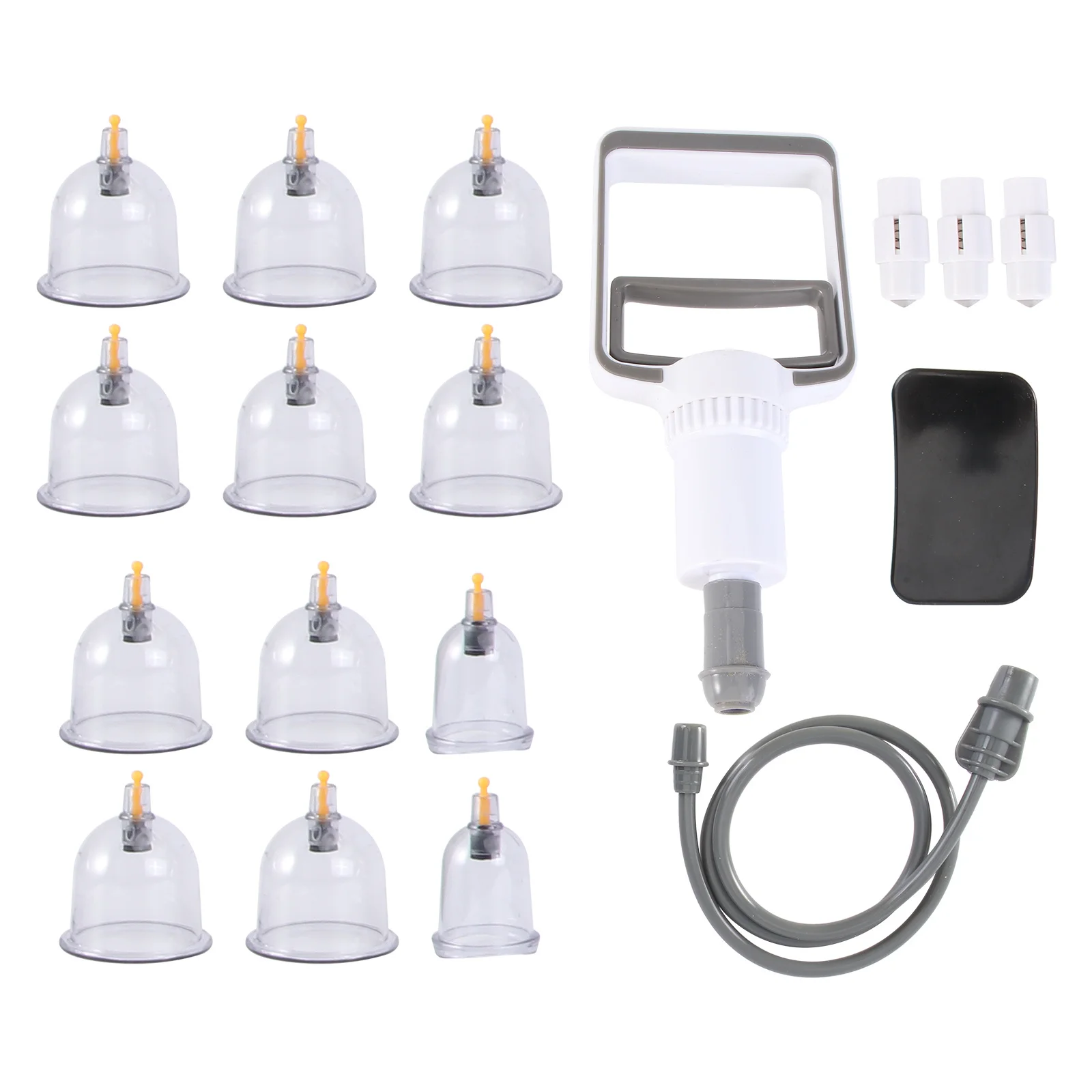 

1 set Magnetic Therapy Cupping Device Body Massage Suction Scraping Apparatus Cupping Tank Dredge Collaterals Detox Relief