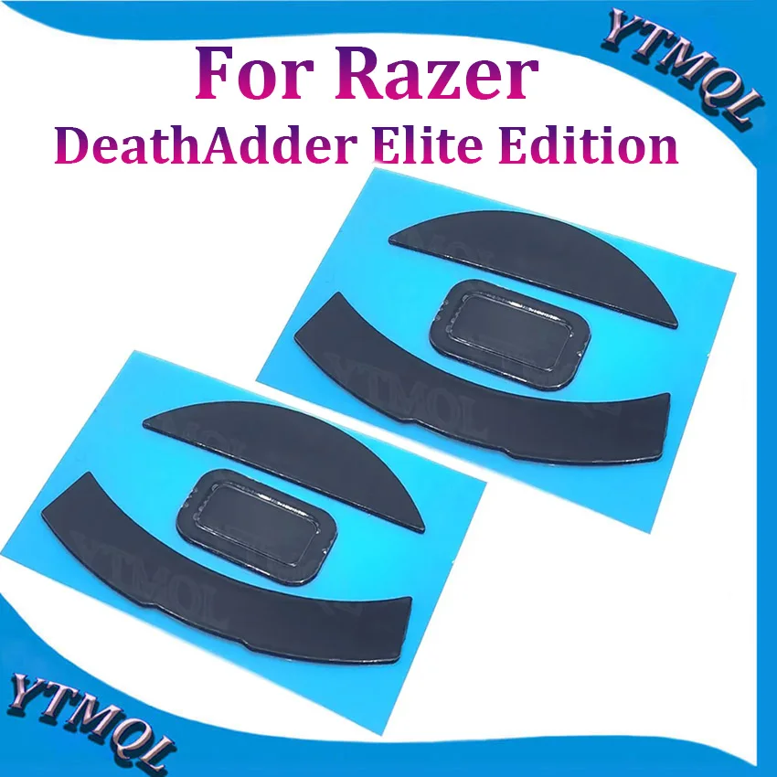 2-10set Mouse Feet Skates Pads For Razer DeathAdder Elite Edition wireless Mouse White Black Anti skid sticker replacement