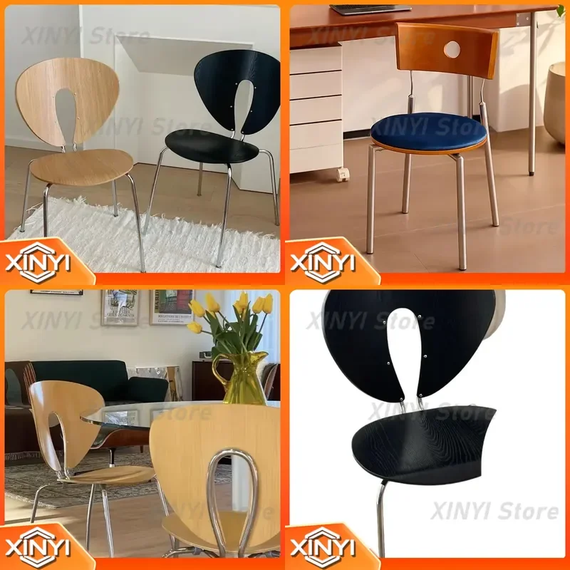 

for Nordic home creative dining chair for modern minimalist designer small apartment high-end restaurant casual back chair