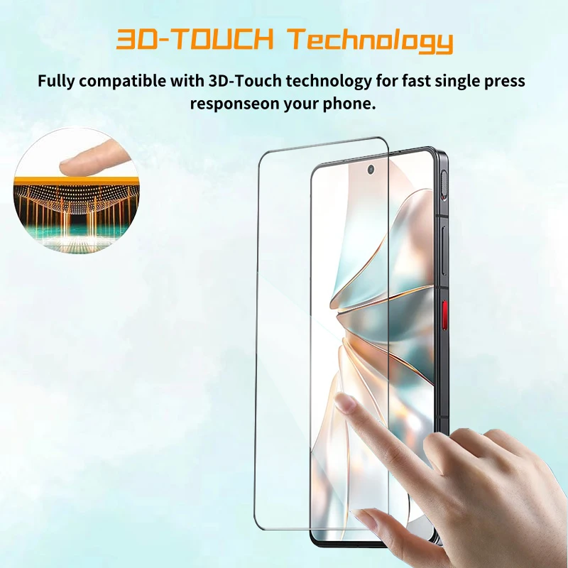 2pcs hd gehärtetes Glas für zte nubia z60s pro Schutz folie Displays chutz folie für zte nubia z60s pro Abdeckung Schutz folie