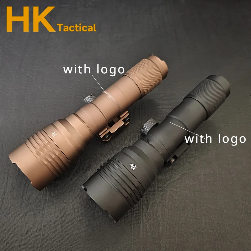 Tactical Flashlight Metal Strobe Scout Light M600 M300 LED Dual function Remote Pressure Switch Picatinny Rail 900 Lumens