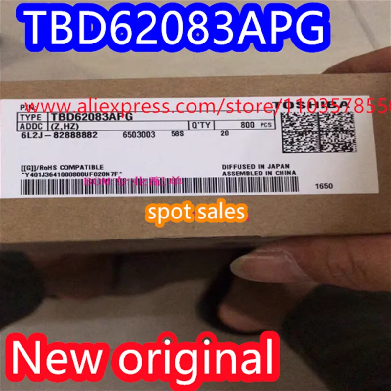 20PCS  Brand new original TBD62083APG TBD62083 inline DIP18 Darlington transistor array IC chip TBD62083AFWG SOP18