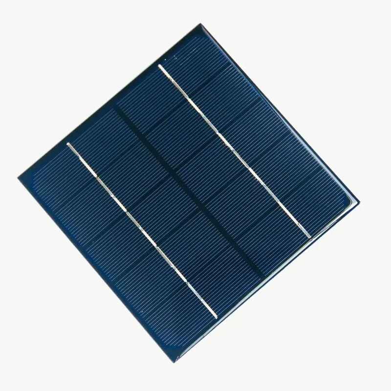 5V 3W Small Size Solar Panels Polycrystalline Solar PV Module DIY Solar Lighting System and Toys 132*132MM 10PCS