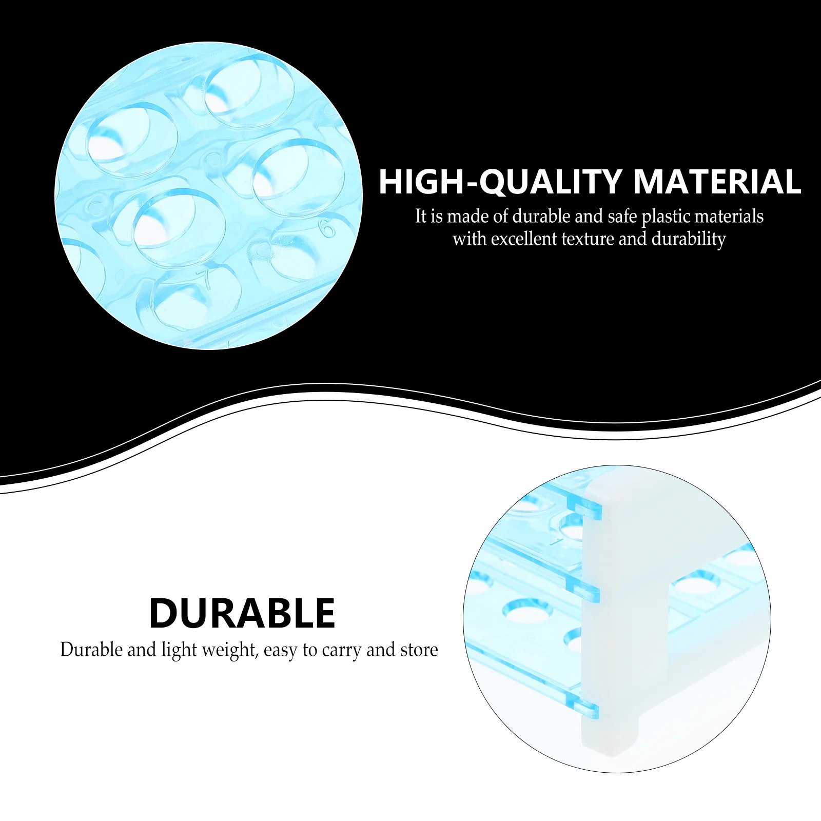 

Test Tube Rack Holders Detachable Stand Organizer Polypropylene Plastic for Multifunctional Centrifugal