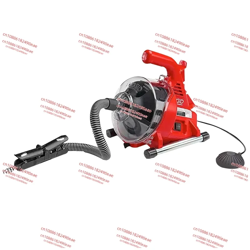 

220V Electric Sewer Pipe Dredging Machine Toilet Kitchen 19-28MM Pipe Cleaning Machine Pipe Dredger Drain Cleaner 120W NEW