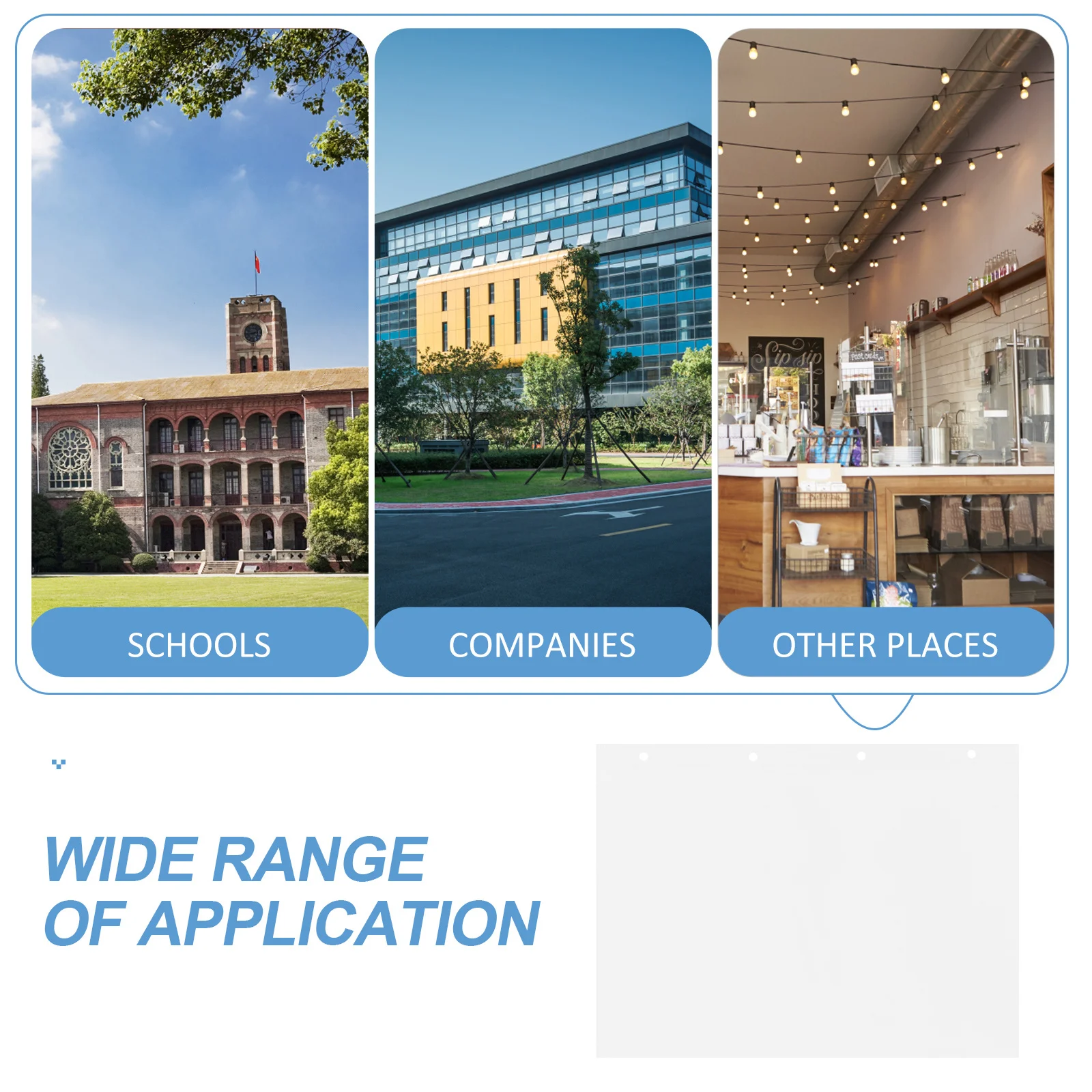 10Pcs Clear Sheet Protectors PP Material Document Protection Waterproof Easy Clean Binder Sleeves Sheet Protectors