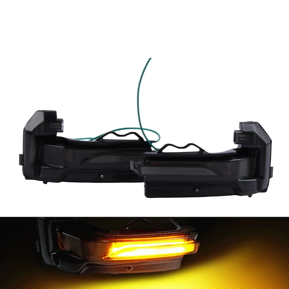 2pcs Dynamic Scroll LED Turn Signal Light Rear Mirror Indicator Blinker For AUDI Q2 MODELLE 2018-on Q3 2019-on Car Accessories