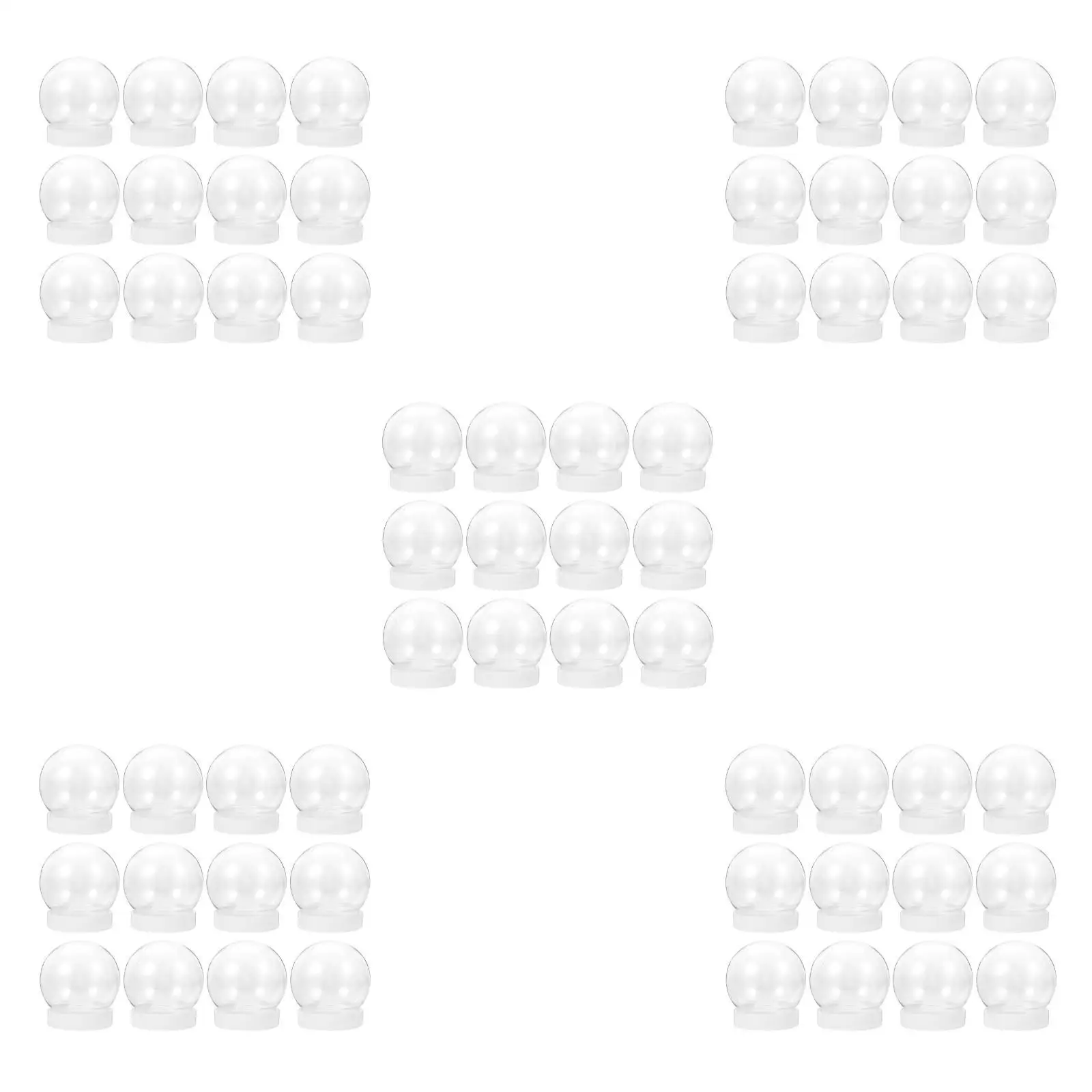 

5pcs 5 PCS Accessory Crafts DIY Snow Globe Clear Ornaments Water Christmas Decorations