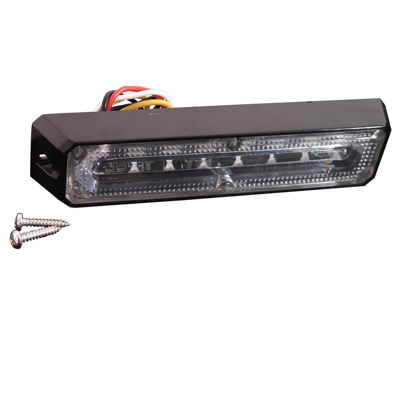 12V Flash Traffic Warning Amber Car Grille Light Emergency Vehicle Accessory-Other Car Light Accessories in stock view 3
