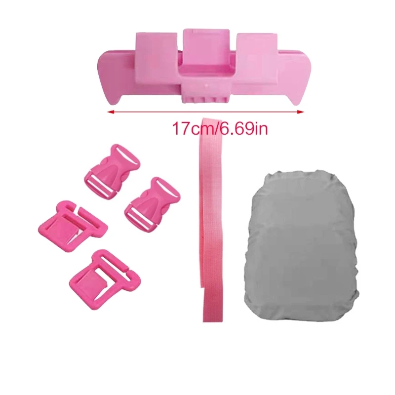 Plastic Webbing Buckles Waterproof Backpack Rain Cover Quick Release Buckles H9ED