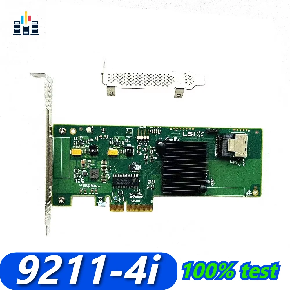 LSI 9211-4i 6G SAS HBA FW:P20 IT Mode ZFS FreeNAS unRAID + SFF-8087 SATA