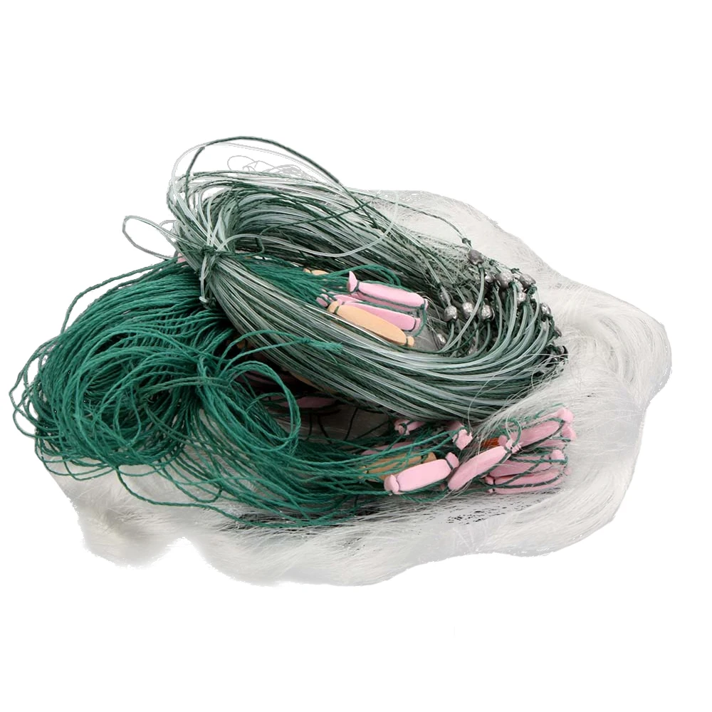 

Lixada 25m 3 Layers Monofilament Fishing Fish Gill Net with Float