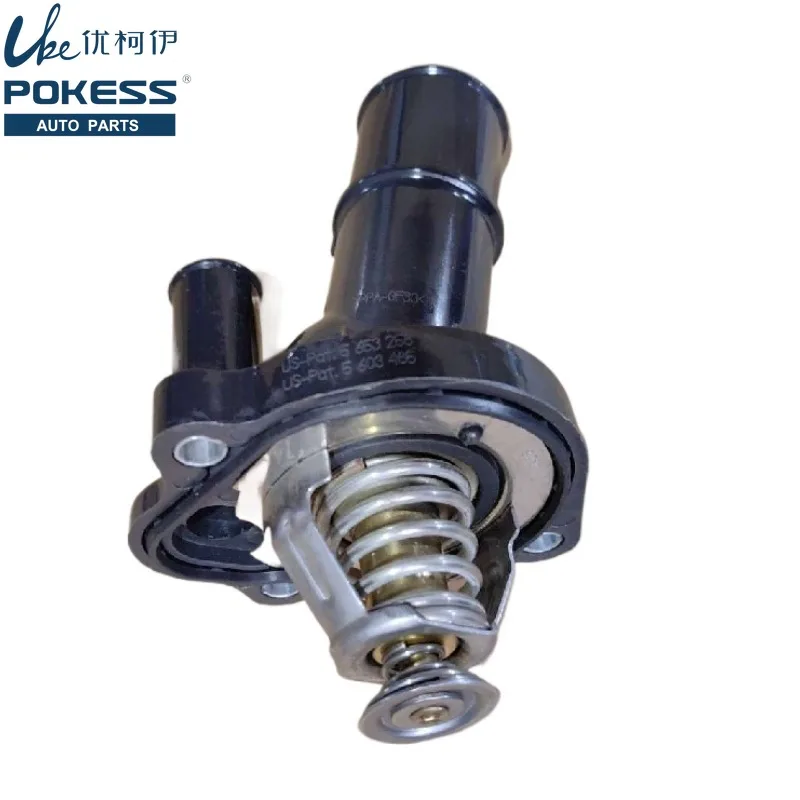 FR3E8575BA FR3Z8575A Coolant Thermostat Assambly For Ford Focus Mustang MK2 MK3 MK4 MK6 2.3 Kuga Mondeo MK5 2.0 2010-2018