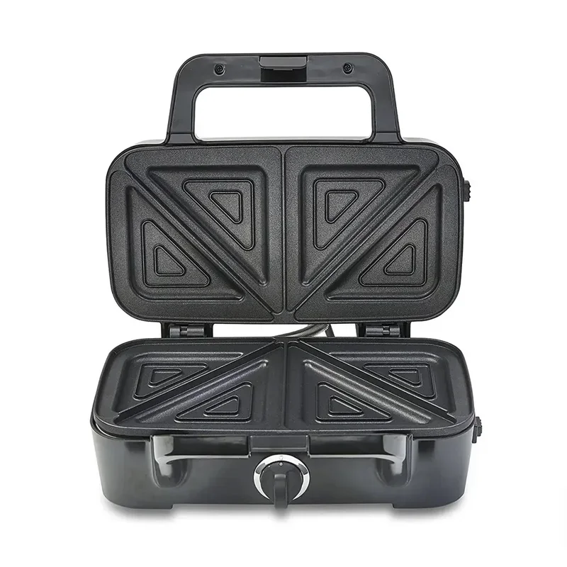 Best Compact Portable Electric Waffle Maker Mini house hold Appliance with Removable Plates for Waffles & Sandwiches
