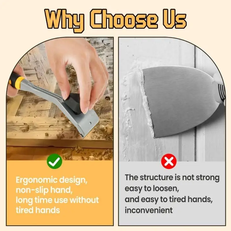 

652F Professional Wall Paint Removal Tool Blade Efficient Surfaces Cleaning