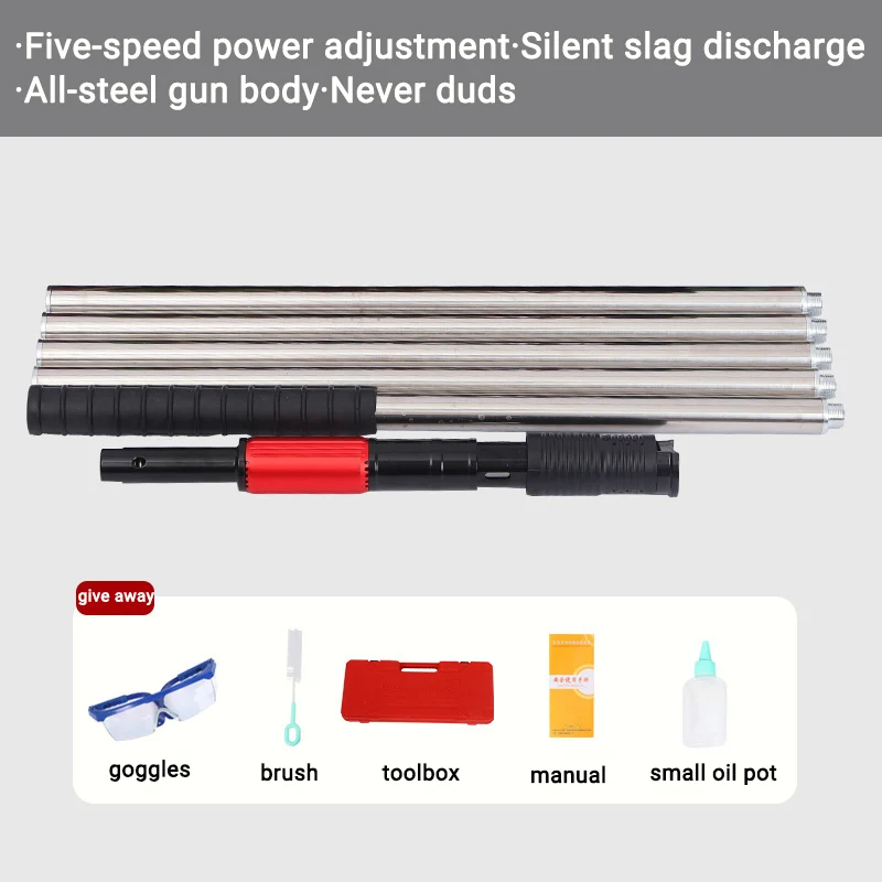 Machine à pistolet à ongles en acier, auto-nettoyant, faible bruit, matériau en acier rapide, adaptateur de pistolet à ongles