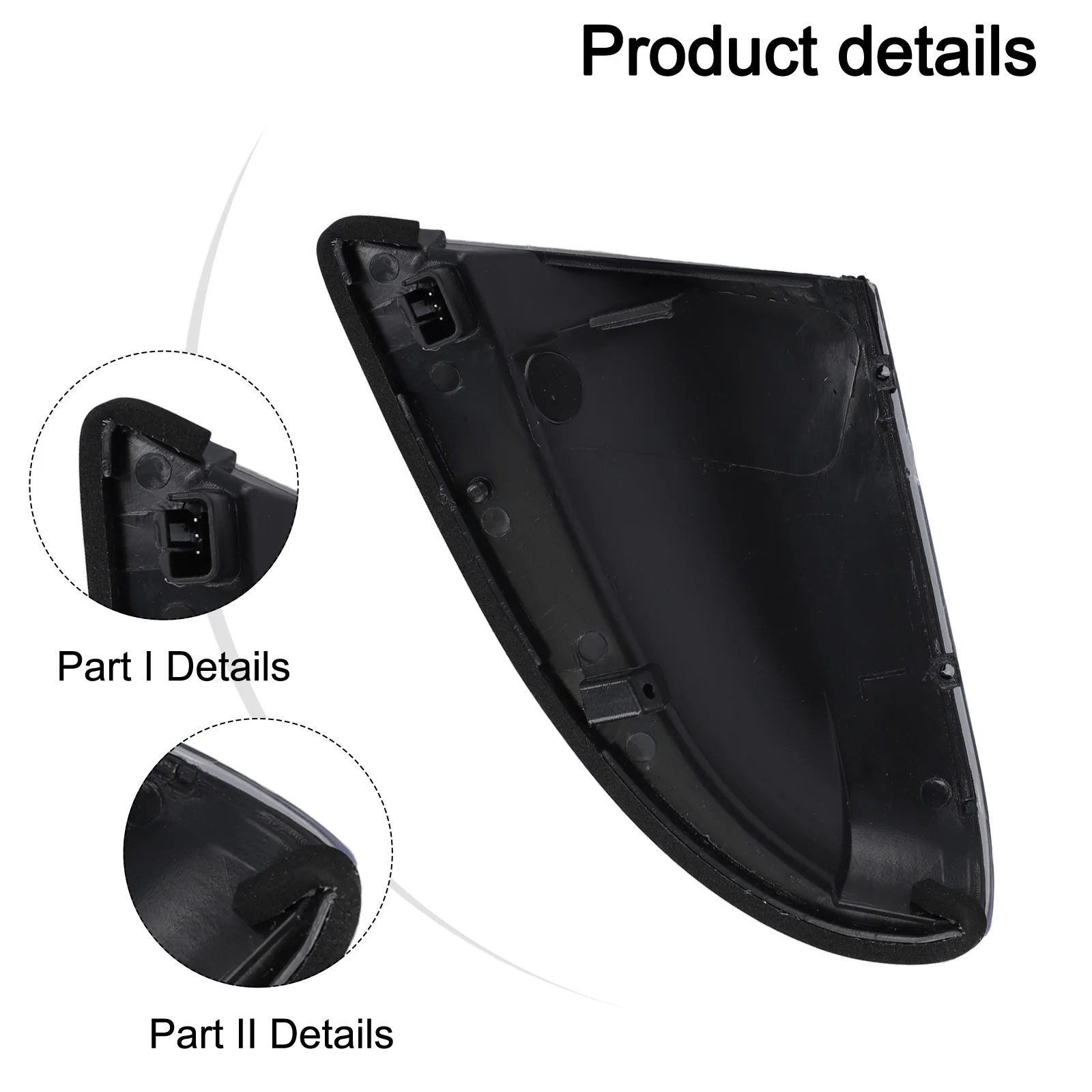

For RAM 1500 Driver Side 68232479AA Signal Light Driver Side Mirror Light Automotive Replacement Part Yellow Light Color