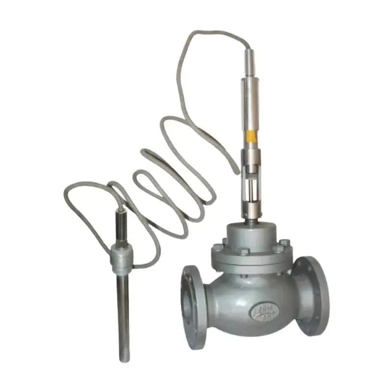 صمام التحكم الهوائي بالضغط ذاتي التشغيل WCB CF8 PN2.5-6.4MPa صمام التحكم الكهربائي الذي يعمل بدرجة الحرارة #5