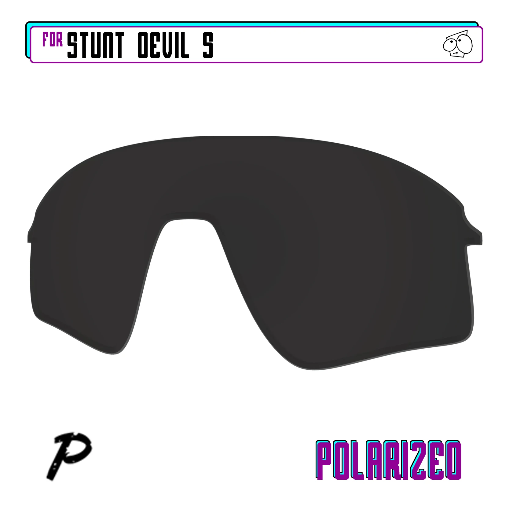 SunglassDoctor Polarized Replacement Lenses for Oakley Stunt Devil S OO9518 Sunglasses  - Multiple Options