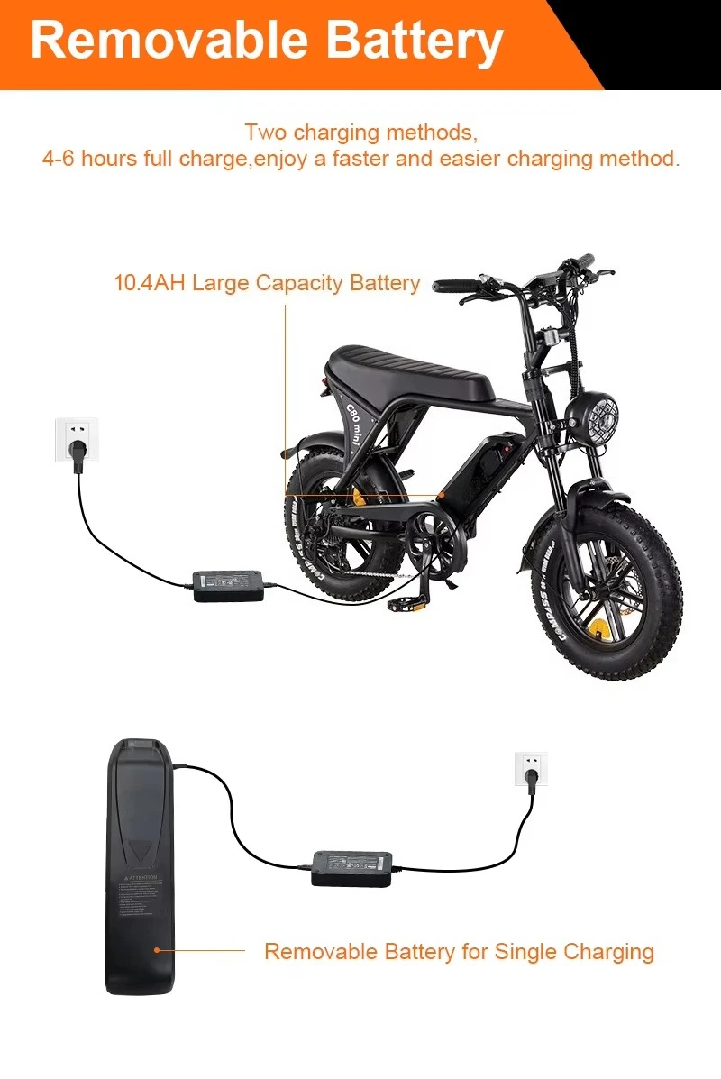 C80 Mini EU Stock Hybrid 7-Speed Aluminum Alloy Electric Bicycle Integrated  Battery LCD Display Fatbike for Kids - AliExpress 18