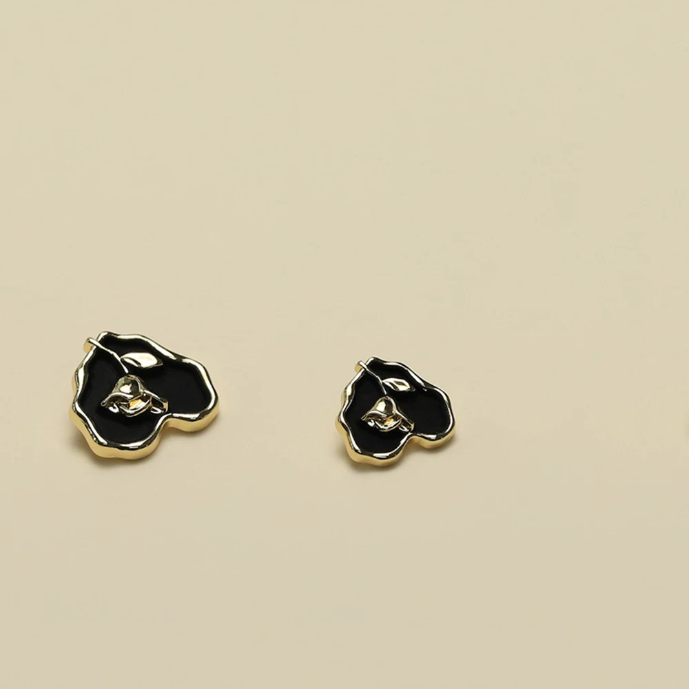 10 Pieces/set Vintage Fashion Rose Design Heart Shape Metal Buttons Coat Blazer Jacket Knitwear Black