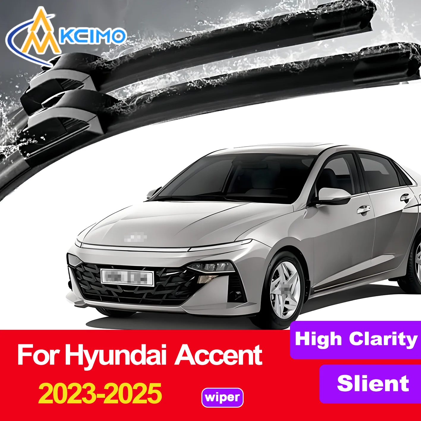 

2PCS HD Car Windscreen Wipers for Hyundai Accent BN7 2023-2025 Hyundai Verna Front Windshield Accessories 2025 2024 2023 year