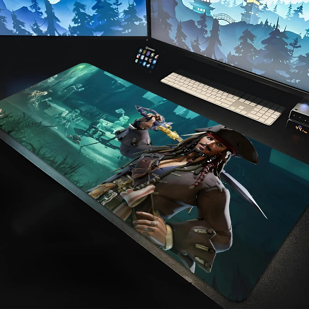 

1pc hot anime game Seas Of Thieves Non-slip Mouse Pad Suitable For Office Computers Laptops E-sports Game Desk Mats XXL Keyboard