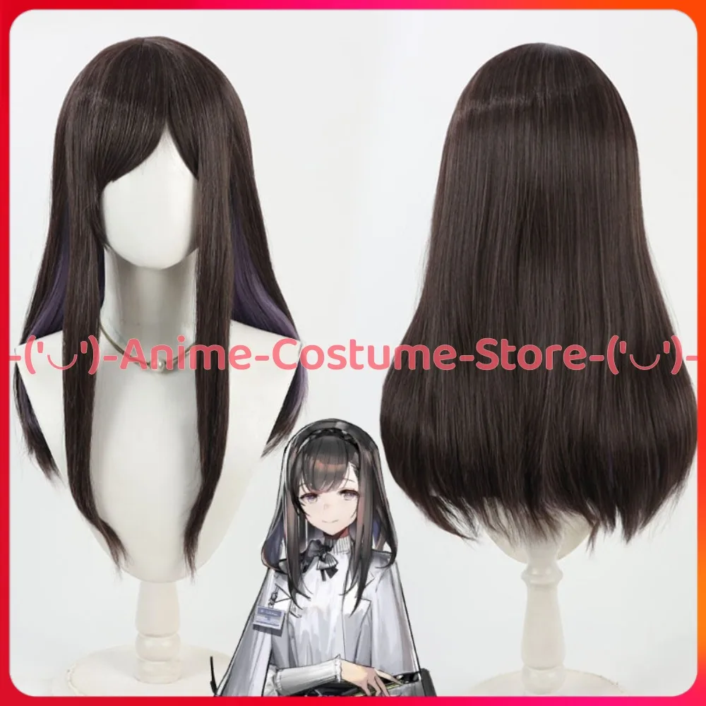 

Arknights Puresces Cosplay Wig Anime Game Character Halloween Carnival Party Costume Wigs Heat Resistant Synthetic Hair