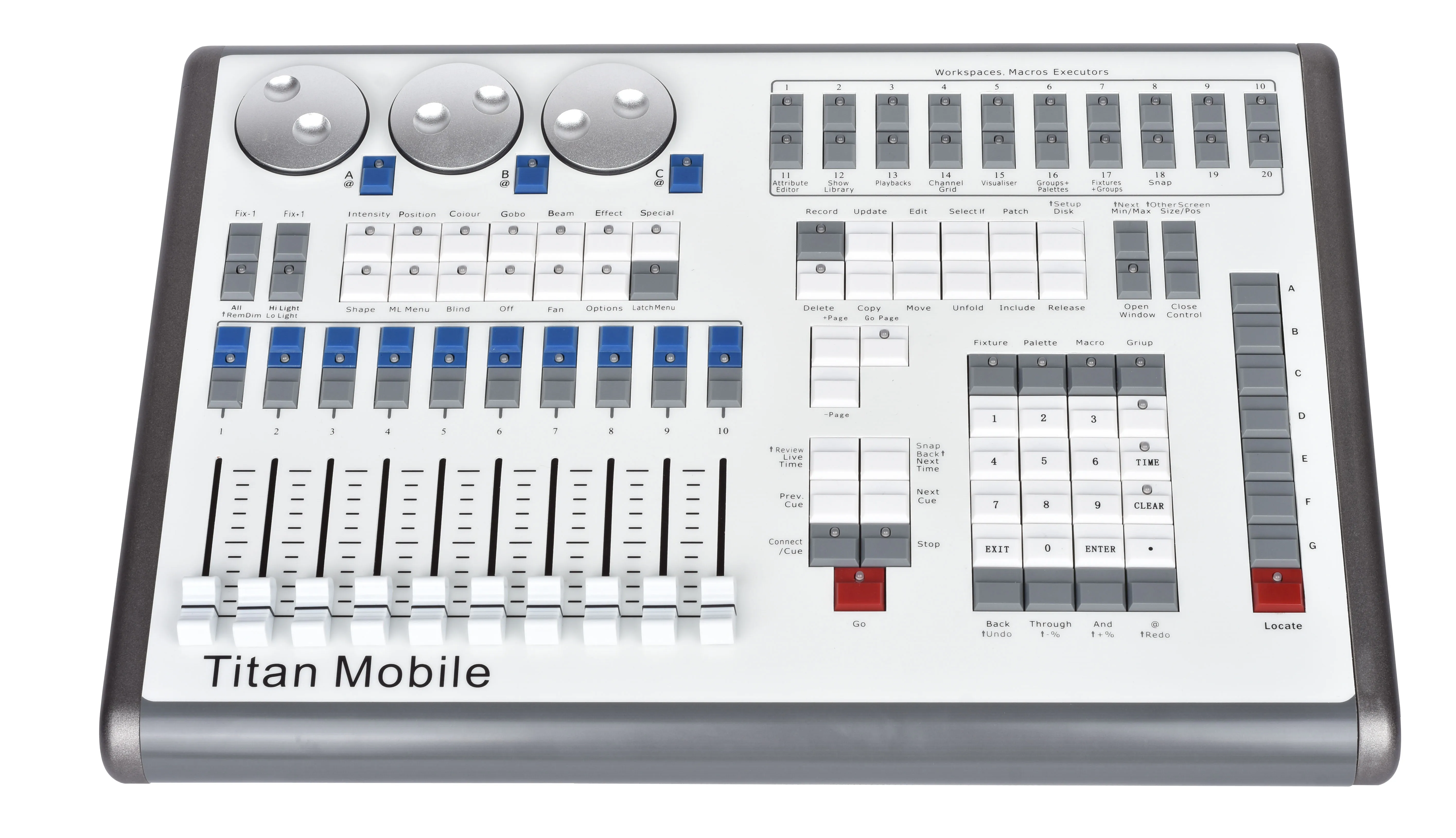 High-quality Titan Mobile DMX512 Lighting Console For Dj