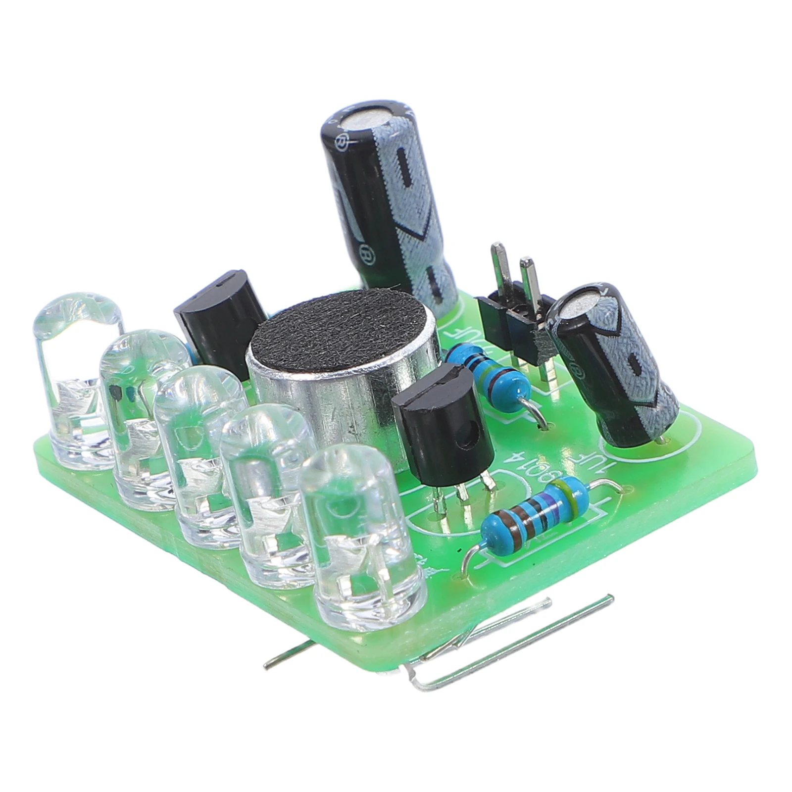 

Voice Controlled Melody Light Kit Green Circuit Board DIY Soldering Projects Electronics Repair Kits Beginner DJ Equipment Mini