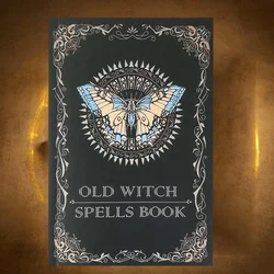 Old Witch Spells Book - Essential Tool for Witches & Wizard Beginners, Perfect for Birthdays, Easter, Christmas, Halloween Gift