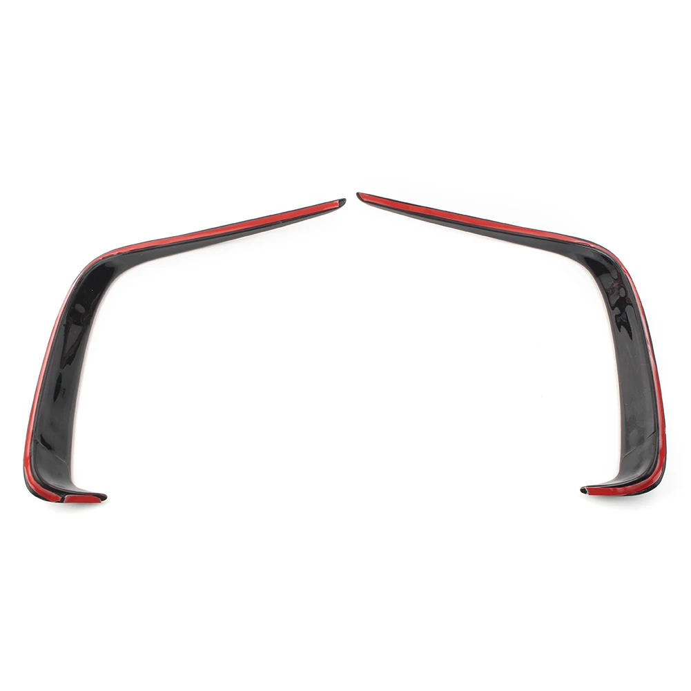2x Car Rear Bumper Air Vent Trim Decor For Mercedes Benz W176 A-Class A200 A250 Sport 2013 2014 2015 2016 2017 2018 Glossy Black