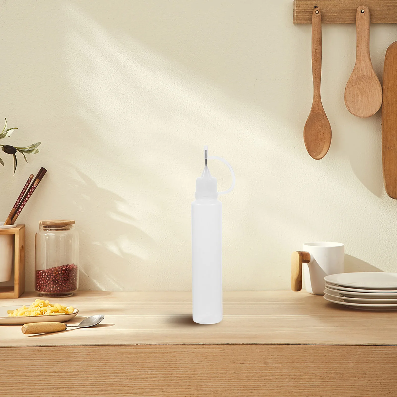 

10pcs Addition Bottle Squeeze Bottles Craft Glue Transparent Leakproof PE Compact Applicator for Paint Oil