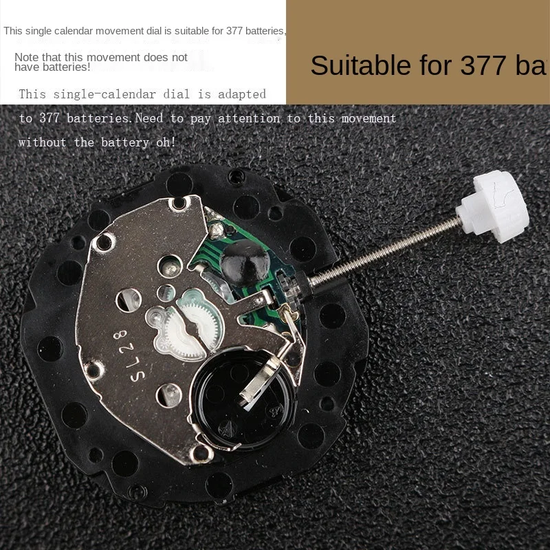 SL28 ساعة كوارتز حركة التقويم تاريخ يوم عرض ريترو الميكانيكية لف ساعة حركة ساعة إصلاح جزء مع ساعة الجذعية