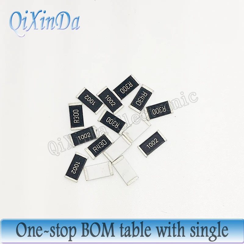 100PCS 2512 SMD 1% Resistor 0R-10M 0.1R 0.15R 0.62R 1R 4.7R 10R 15R 47R 75 68 10 1K K K K 100K 270K 470K 750K 1M 5.1M 7.5M 9.1M