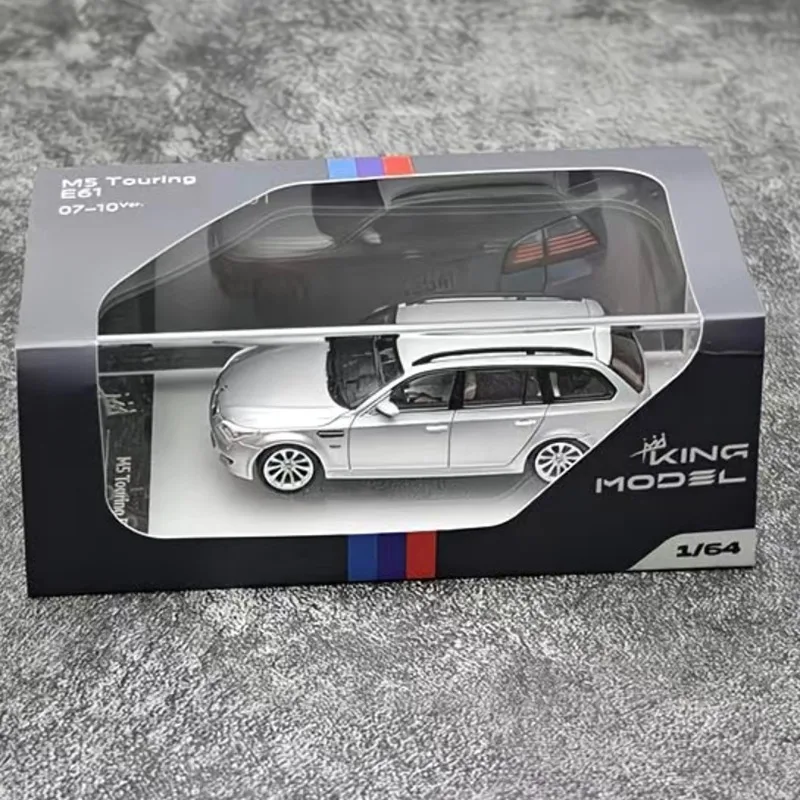 KING MODEL Diecast 1/64 Maßstab BMW M5 E60 E61 Blechauto Modell Legierung BMW M5 E60 E61 Spielzeugauto Modell Sammlung und Ausstellungsartikel