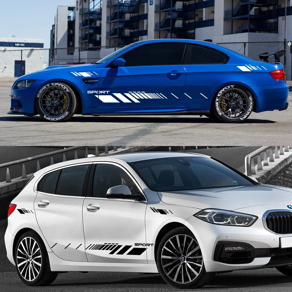 شارات لباب السيارة من الفينيل ، خطوط للجسم الجانبي ، ملصقات مضادة للخدش ، ملحقات لسلسلة بي دبليو 1 ، E82 ، E87 ، E88 ، F20 ، F21 ، F70 ، E81 ، F40 ، F52