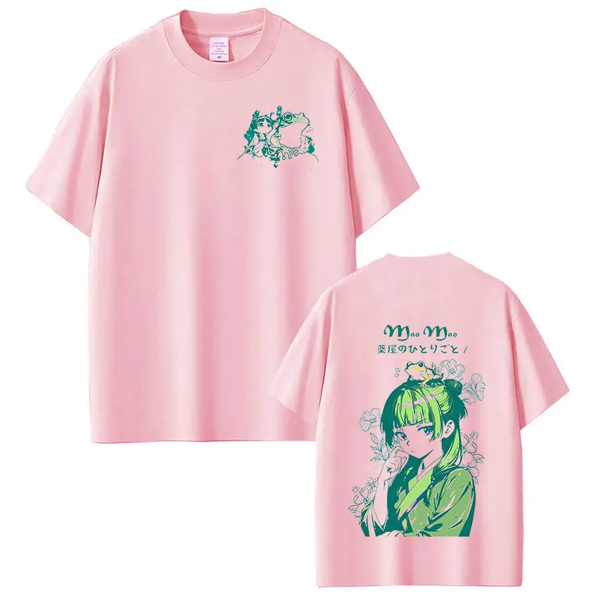 Japanisches Anime-T-Shirt „The Apothecary Diaries Maomao“ für Herren und Damen, lässige, übergroße T-Shirts mit kurzen Ärmeln, Tops, Streetwear – Detail 4