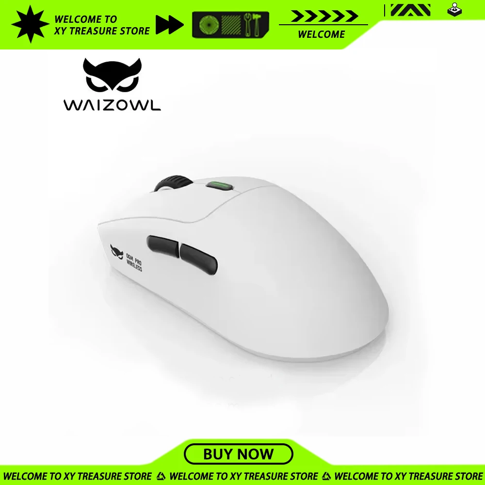 WAIZOWL OGM Pro Gaming Mouse PAW3395 Bluetooth Wireless three-mode Mouse Lightweight design Gamer PC accessories gift for Office