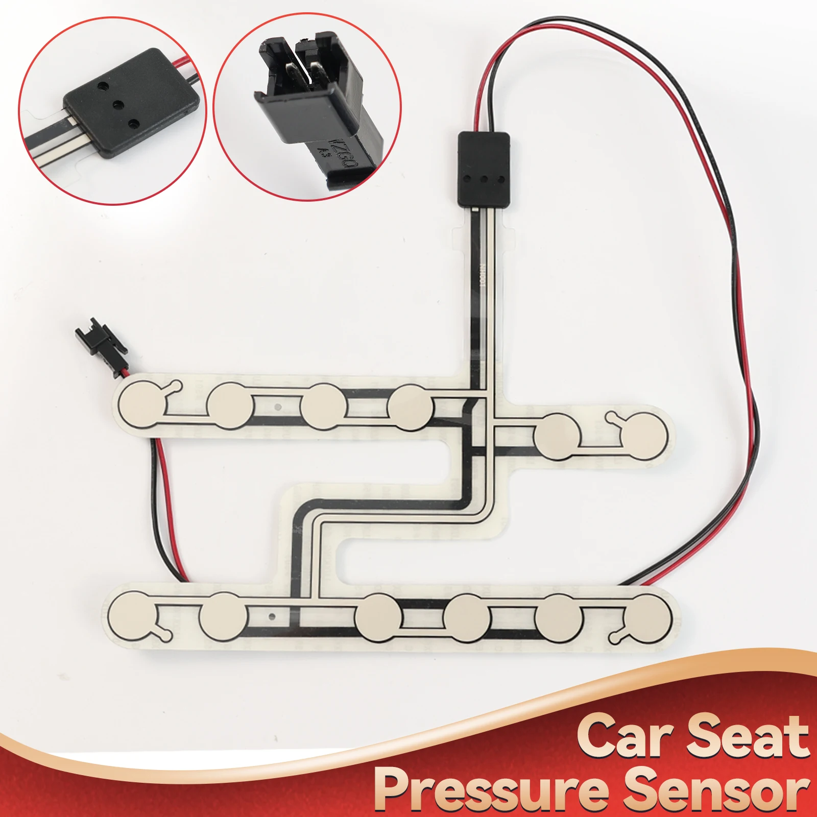 1Pc Universal Car Seat Pressure Sensor Safety Belt Warning Reminder Pad Occupied Seated Alarm Driving Accessory Pressure Sensor